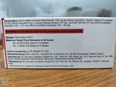 Ramiven 150mg - Abemaciclib Tablets