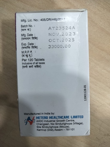 Ahabir 250mg - Abiraterone Acetate Tablets
