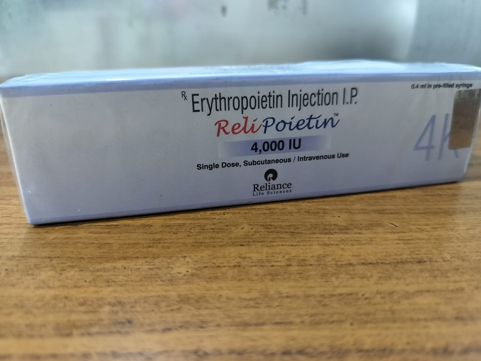 Relipoietin 4000iu - Erythropoietin Injection