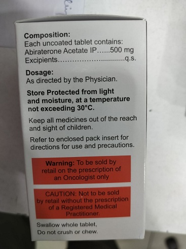 Bdron (250mg / 500mg) - Abiraterone Acetate Tablets