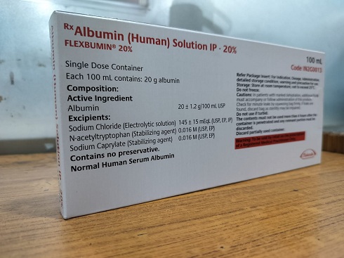 Flexbumin 20% - Human Normal Albumin
