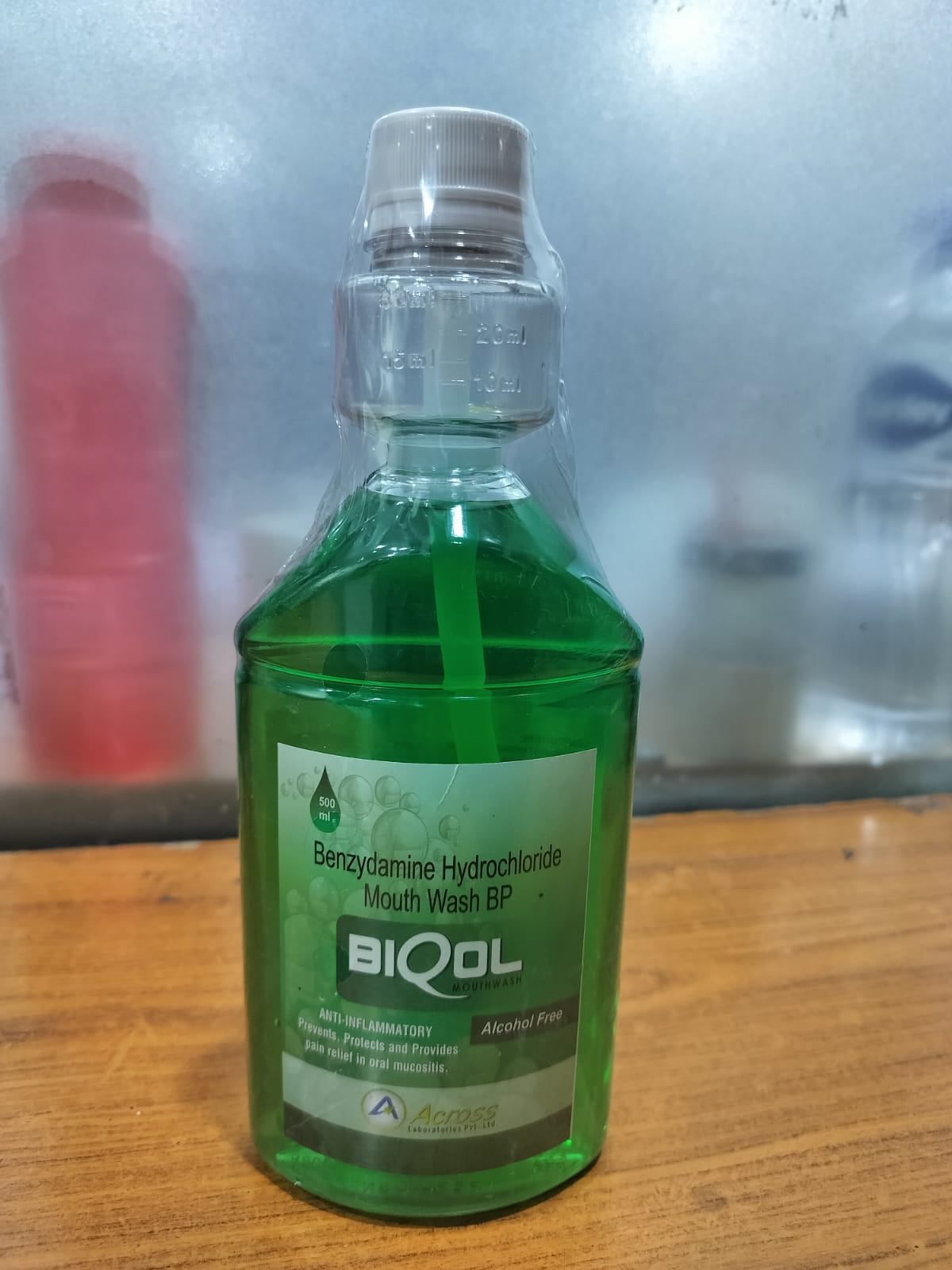 Biqol 500ml - Benzydamine Hydmchloride Mouth Wash