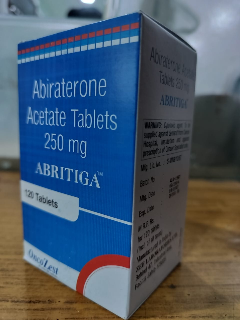 Abritiga (250mg / 500mg) - Abiraterone Acetate Tablets