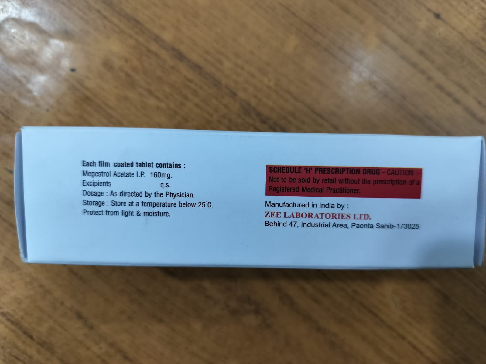 Megte 160mg - Megestrol Acetate Tablets