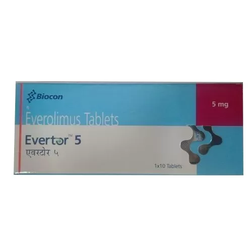 Evertor 5mg - Everolimus Tablets