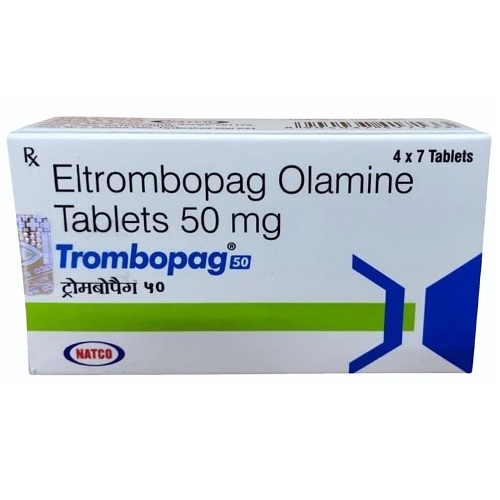 Trombopag (25mg / 50mg) - Eltrombopag Olamine Tablets