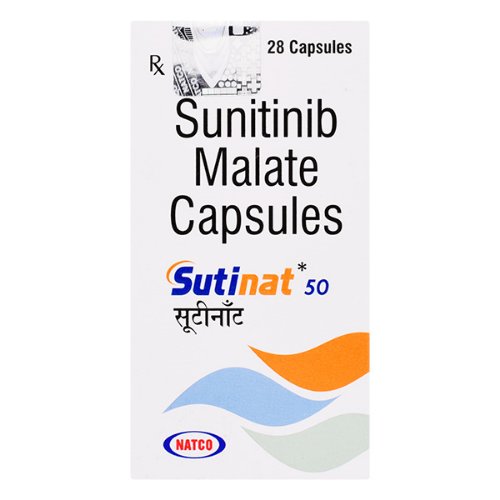 Sutinat 50mg - Sunitinib Malate Capsules