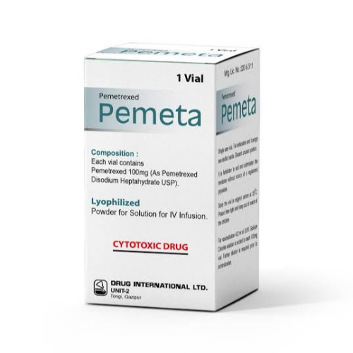 Pemeta 100 - Pemetrexed Powder For Concentrate For Solution for Infusion
