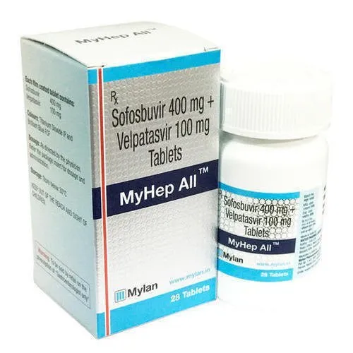 Myhep All 400mg / 100mg - Sofosbuvir and Velpatasvir Tablets